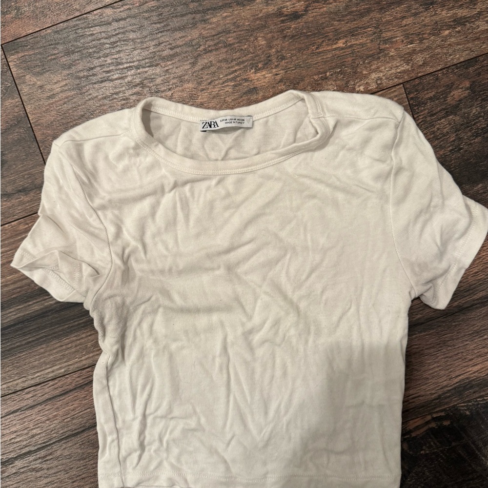 Zara Cream Women's Top